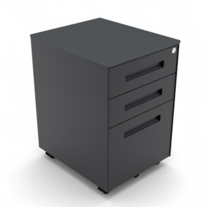Mobile File Cabinet | Box Box File | All Metal with Cushioned Top