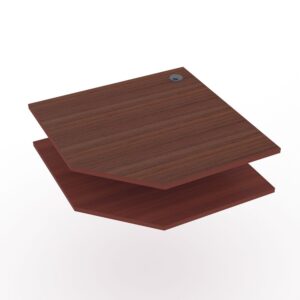 Corner Worksurface | Multiple Laminates Available | 24" x 36" x 24"