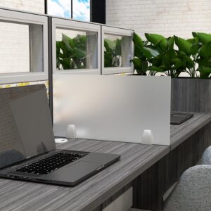 Acrylic Privacy Screens 12" High | Clear or Frosted | eSCAPE Privacy Solutions