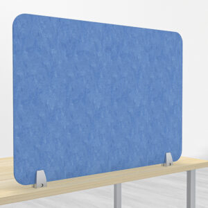 eSCAPE 23"H Desk Top Mounted Acoustic Privacy Screen | 5 Widths | 15 Colors
