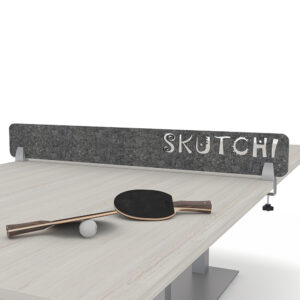 eSCAPE Custom Table Tennis Net | Branded Acoustic Table Divider | 15 Colors Available
