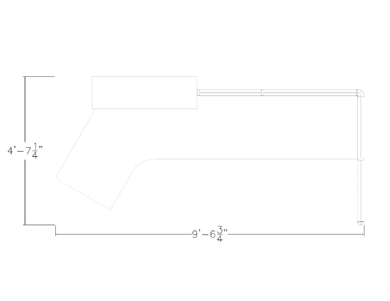 Reception Cubicle Workstation | Emerald Cubicle Collection | 3x5x52-39"H - Image 2