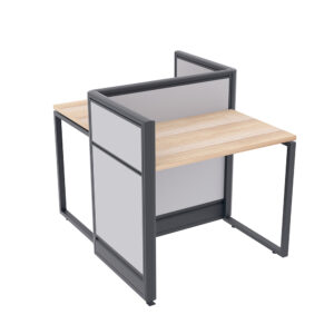 2-Person Small Call Center Cubicles | Emerald Cubicle Collection | 2x3x39"H