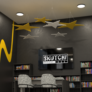 Individual Star Hanging Ceiling Panels | Build Your Own Sets | 18 Colors