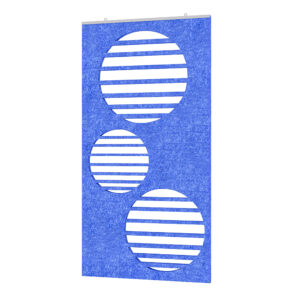 eSCAPE Circle Vents Acoustic Wall Art | 24"W x 47"H Acoustic Panel | Available in 15 Colors