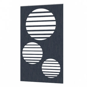 eSCAPE Circle Vents Acoustic Wall Art 47"W x 84"H | Available in 15 Colors