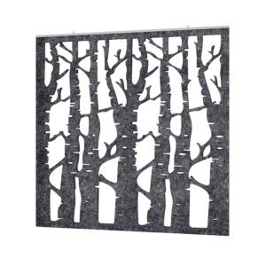 eSCAPE Series Birch Forest Acoustic Art | Suspended Acoustic Panel | 47"W x 47"H | Available in 19 Colors