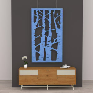 eSCAPE Series Birch Tree Acoustic Wall Art | 47"W x 84"H | Available in 19 Colors