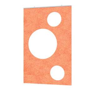 eSCAPE Acoustic Wall Panels | Swiss Circles Acoustic Wall Art | 30x47 | 15 Colors