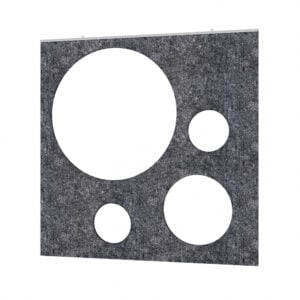 eSCAPE Swiss Circles Acoustic Wall Art 47"W x 47"H | Available in 15 Colors