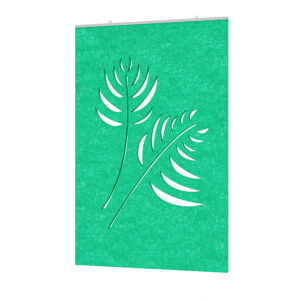 eSCAPE Series Paradise Fern Acoustic Wall Art | 30"W x 47"H | 15 Colors Available