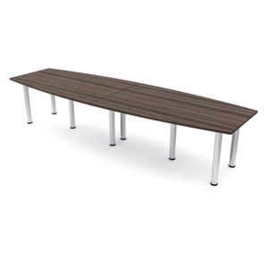 10-Person Conference Table with Post Base | Harmony Conference Series | 10'x4' Meeting Room Table