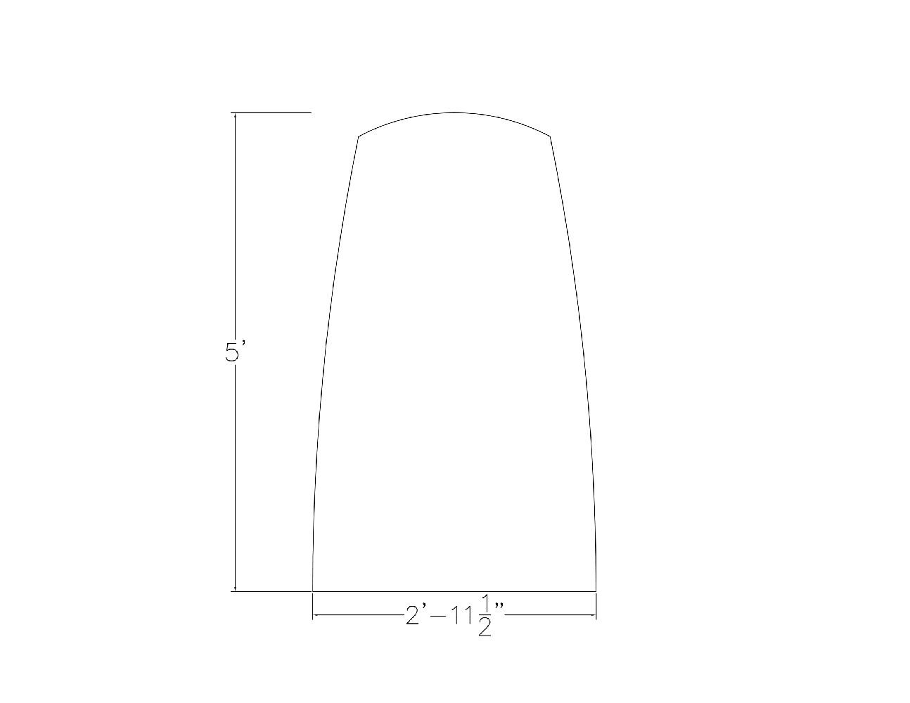 Arc Boat Huddle Table with Metal T Bases | 4 Person | Wall Mounted | 3X5 - Image 2