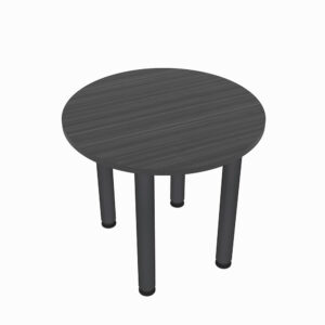 2-Person Meeting Room Table with Round Post Legs | Harmony Conference Series | 3'x3'