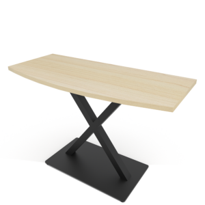 Small Console Table | 20"x45" | X-Shaped Base | Harmony Office Table | 2 Shapes