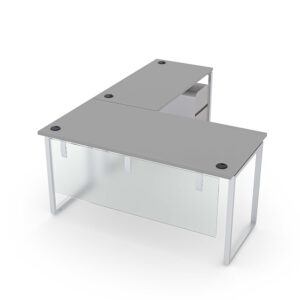 L-Shaped Executive Desk | 5x6.5 | Indigo Desk Series