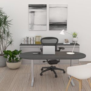 Indigo Series Office Suite | Indigo Desk Series | Quantum Sit-to-Stand Desks | 3x6