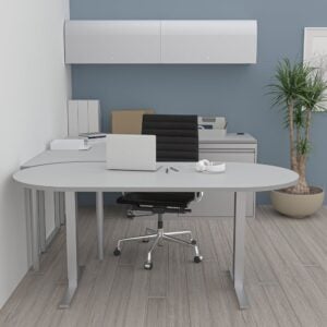 Executive Office Suite with Sit to Stand Desk  | 6x9 | Indigo Desk Series