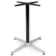 LPA-A012 Metal Column Cross Table Base | Classic Café Table Base