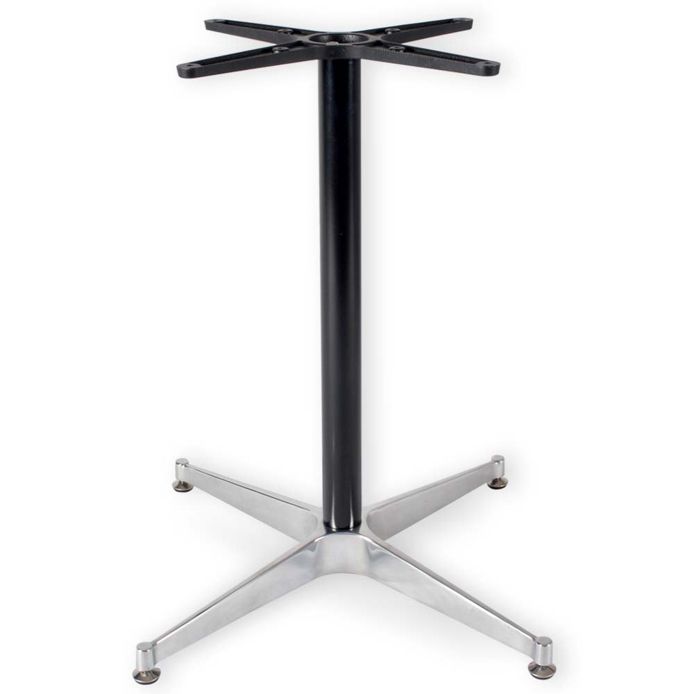 LPA-A012 Metal Column Cross Table Base | Classic Café Table Base