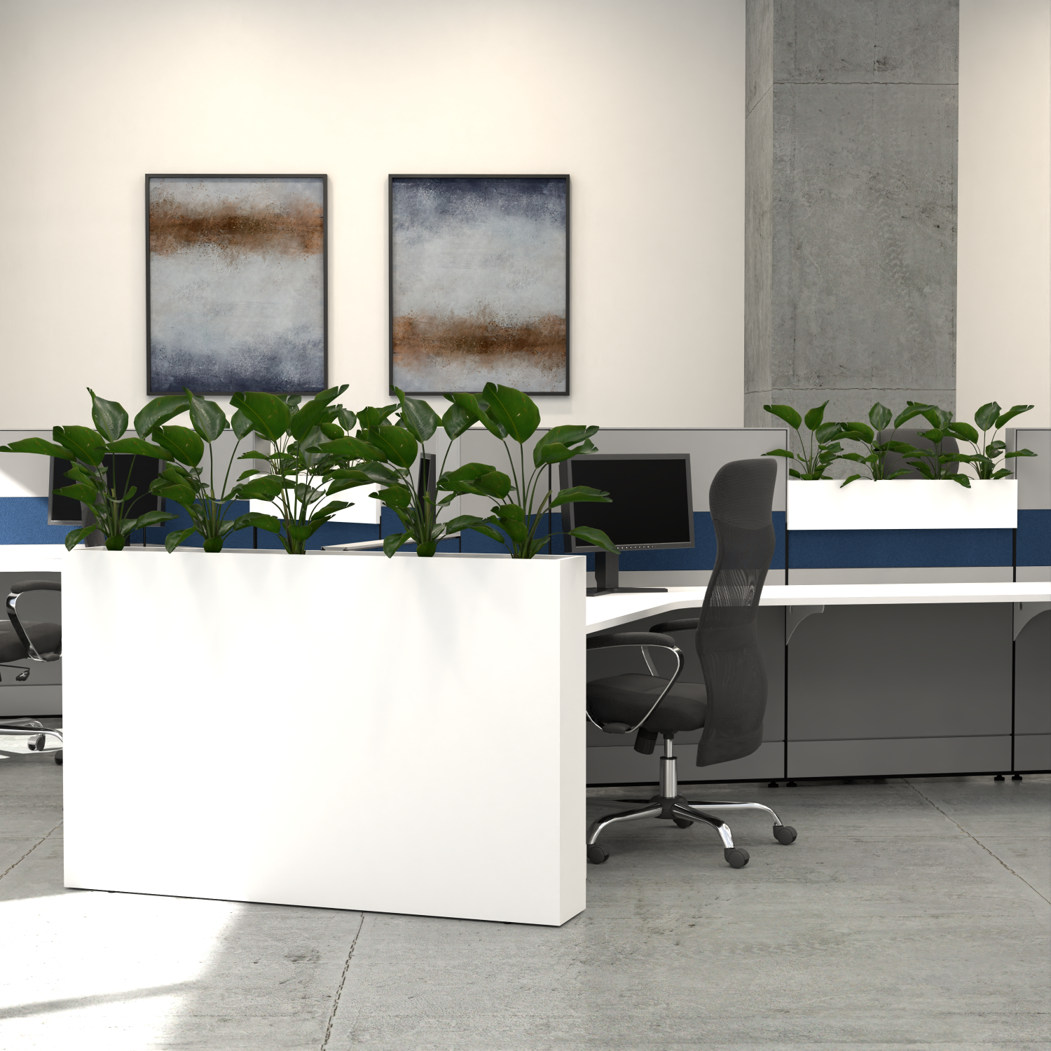 Laminate Indoor Floor Planters | Sol Furniture Collection | 3 Different Heights | 8 Laminate Options Available - Image 3