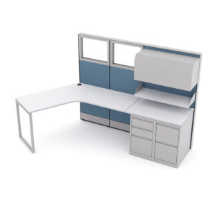 Modular Cubicle Workstations | Sapphire Cubicle System | 8x4x65"H