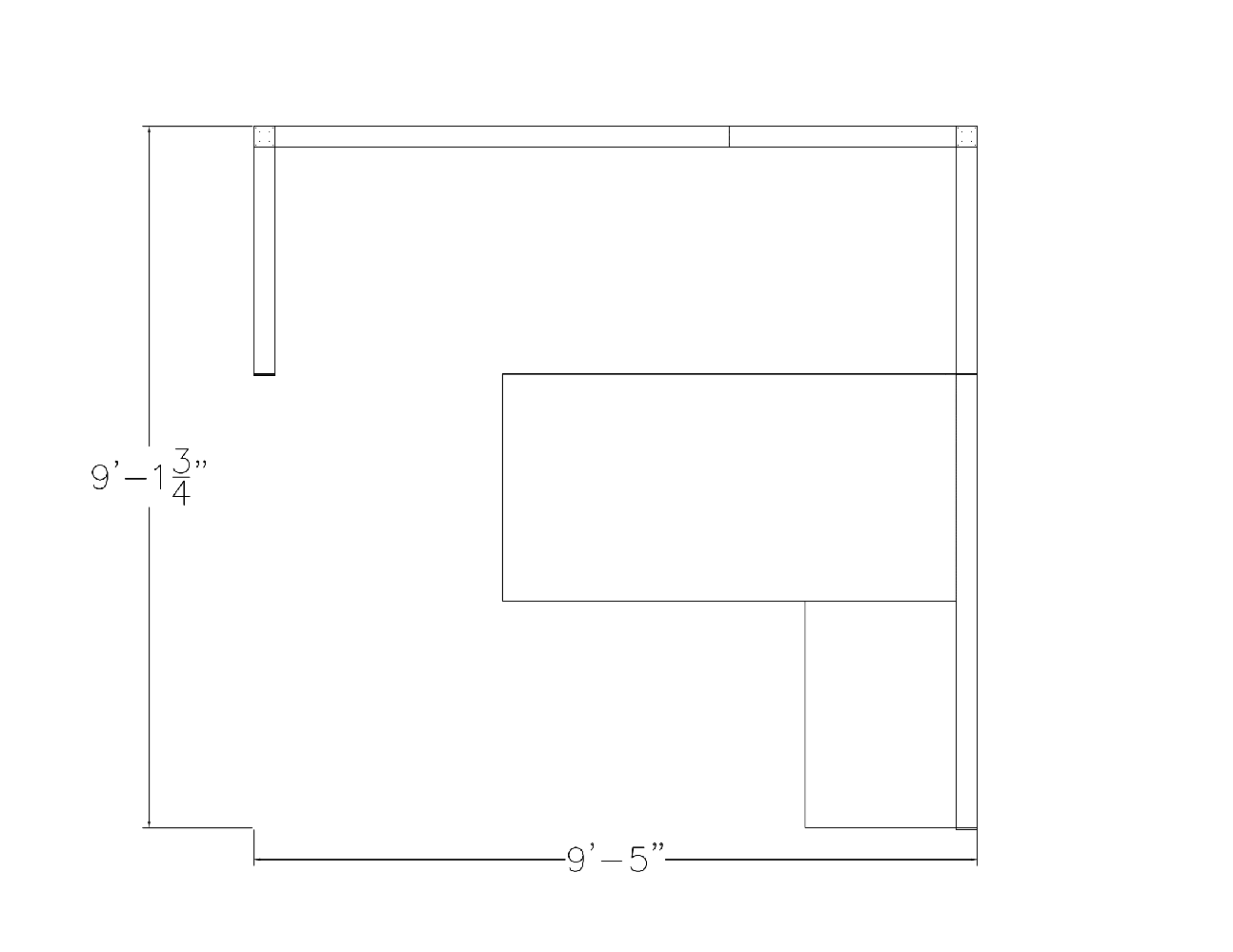 Executive Office Cubicle with L-Shaped Desk | Sapphire Cubicle System | 9'W x 9'D x 65-52"H - Image 2
