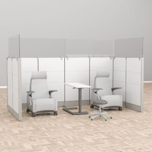 Medical Facility Room Divider | Treatment Area Partition | Sapphire Cubicle Walls