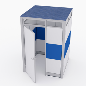 Privacy Pod Phone Booth | Sapphire Wall System | 5x5x95