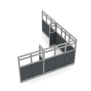 Conference Room Walls | Sapphire Wall System | 15'6"Wx19'5"Dx95"H