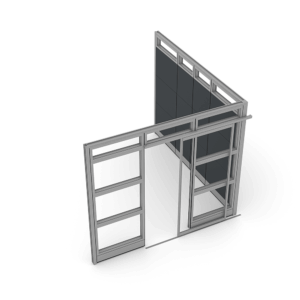 Demountable Wall Systems | Sapphire Wall System | 9x10x95"H