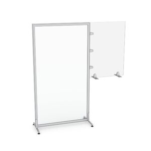 Acrylic Office Partition with Desk Divider | SAPSlim Cubicle System | eSCAPE Series
