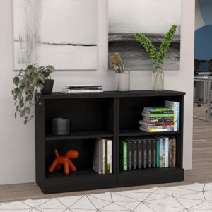 Set of 2 Small Bookshelves | 2-Shelf Bookcases | Sol Office Furniture Collection Bookshelf | 30"H