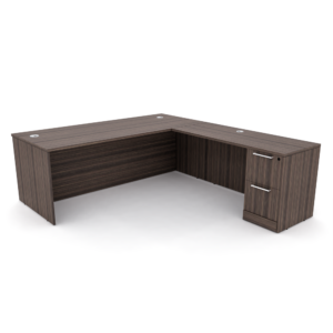 L-Shaped 6'x7' Laminate Office Desk | File-File Storage Cabinet | Sol Office Furniture