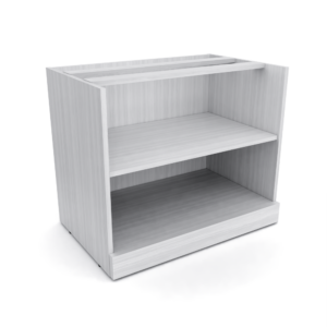 Laminate Under Desk Open Cabinet  | Sol Collection