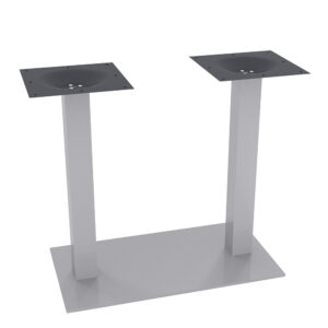 Conference Table Base | Double Square Post Table Base | 28"H | Available In 2 Finishes