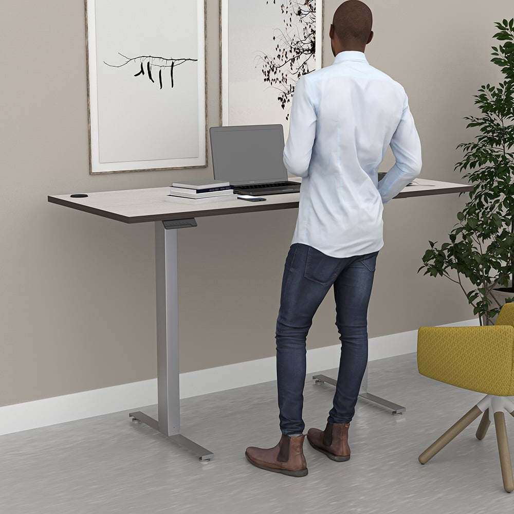 Quantum Series Electric Sit-Stand Desk | 9 Size Options | 9 Laminate Options - Image 2