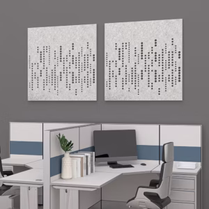 eSCAPE Series Acoustic Art | Digital Code | Set of 2 Wall Mounted Panels | 47"W x 47"H | 15 Colors Available