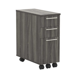 Skinny Mobile B/B/F Pedestal - 4 Color Options | Rolling File Cabinet