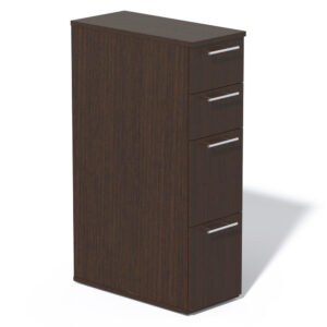 Tall Skinny B/B/F/F Pedestal - 6 Color Options | Filing Cabinet