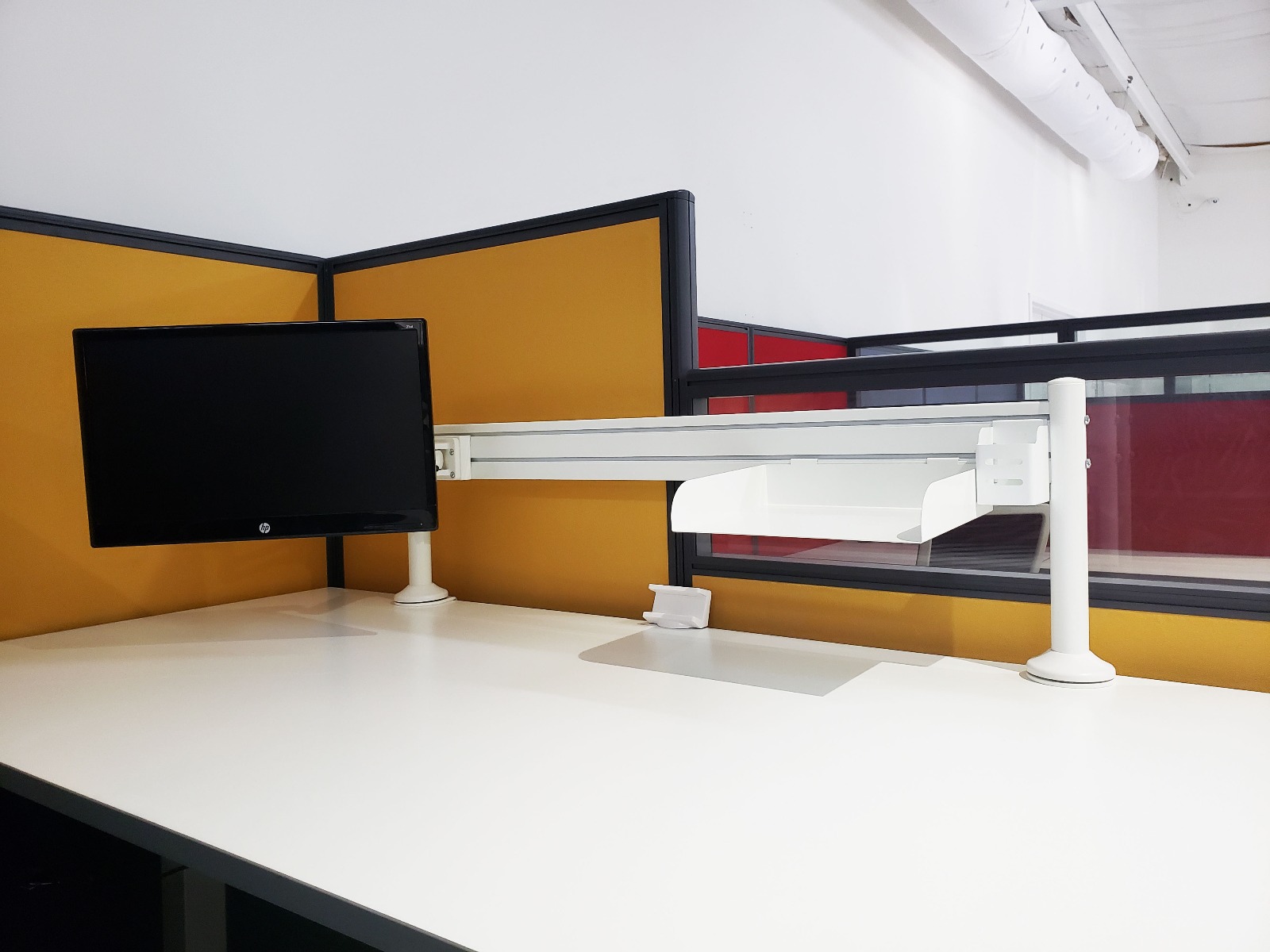 Desk Mounted Double Sided Accessory Rail - Image 3