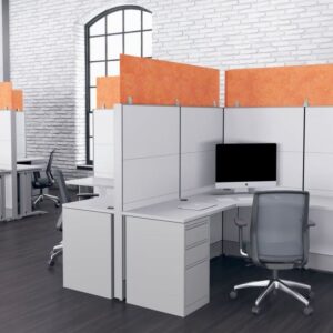 18" Cubicle Panel Extenders | eSCAPE Acoustical Products | 15 Colors