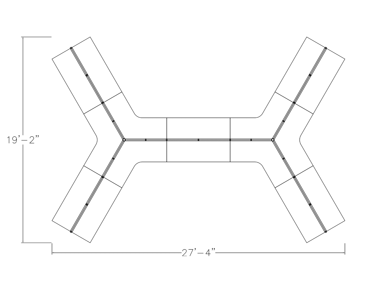 Open Office Shared Workstations | Emerald Cubicle Collection | 65-52-39"H - Image 2