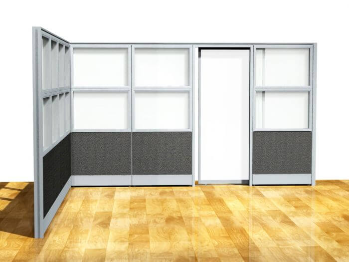 Glass Office Partitions | Sapphire Wall System | 12'x12'x84"H - Image 5