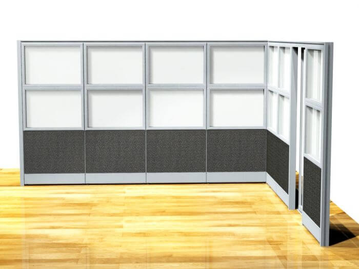 Glass Office Partitions | Sapphire Wall System | 12'x12'x84"H - Image 6