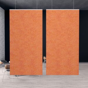 eSCAPE Hanging Acoustical Panel 47"W x 84"H | Set Of 2 | 15 Colors Available