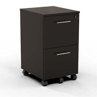 Medina Laminate Mobile Pedestal - F/F | Rolling File Cabinet - Image 2