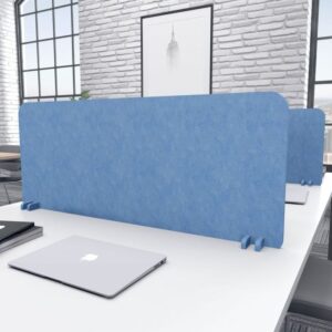 eSCAPE Freestanding Acoustic Desk Privacy Screen | 23"H | 5 Widths | 15 Colors