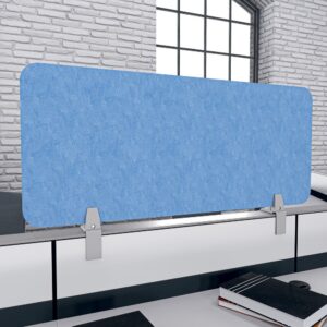 Office Cubicle Extender Panels | 3 Heights | 5 Widths | Clamps Included