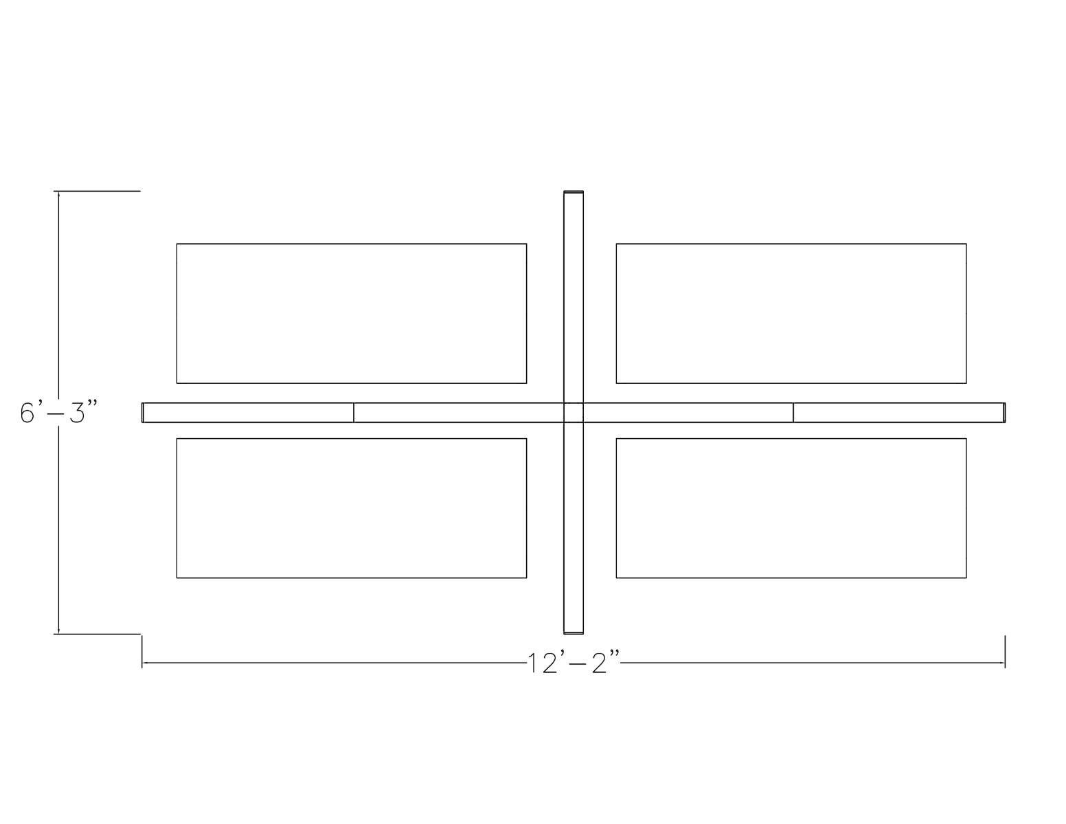 4-Person Back-to-Back Workstations w/ Accessories | Sapphire Cubicle System | 6'x6'x52"H - Image 2